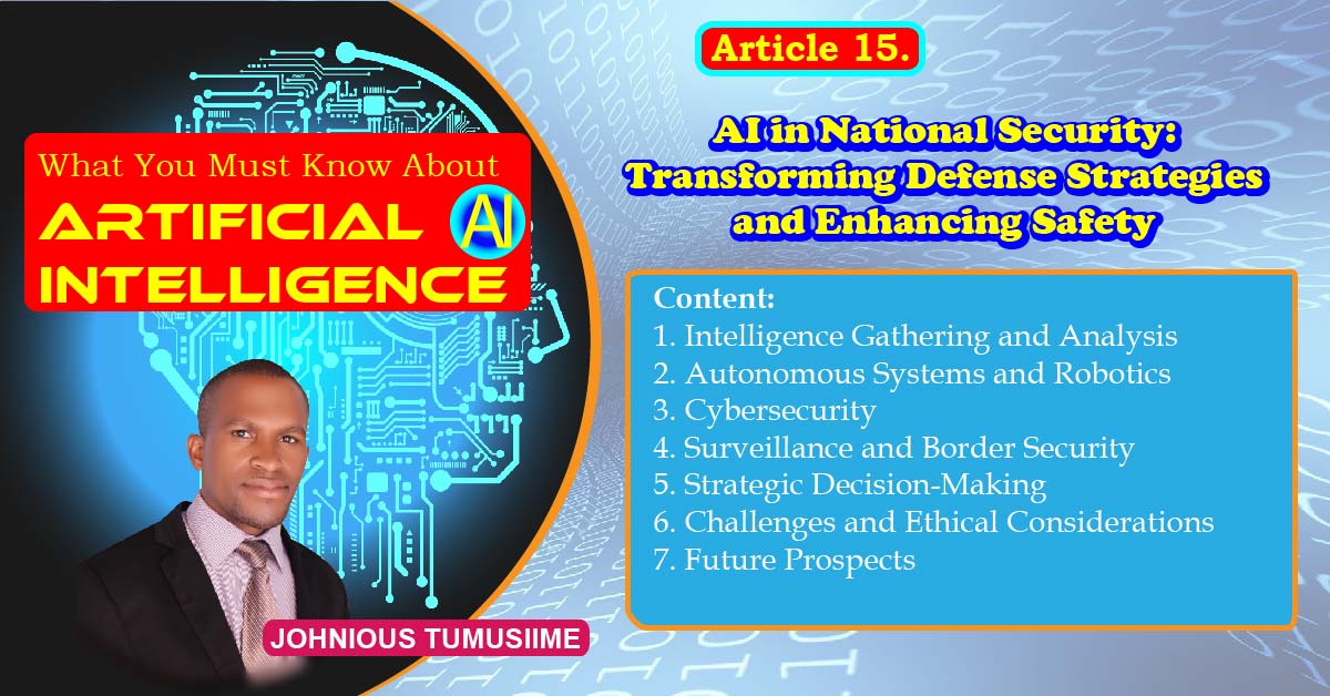 AI in National Security: Transforming Defense Strategies and Enhancing ...